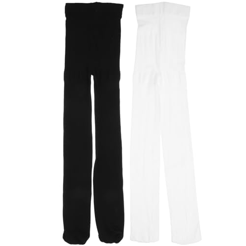 GALPADA 2pcs Ballet Dancers Tights for Girls Soft Pantyhose for Dance and Daily Wear Ages