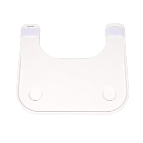 Wheelchair Lap Tray, Wheelchair Dining Table Board, Removable Thicken Wheelchair Lap Tray Portable Wheelchair Desk Accessories for Rest Home Elderly Eating Reading (White)
