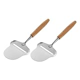 Cabilock 2 Piezas Sumador De Queso Rallador De Queso Para Cocinar Rallador De Zonas Herramienta De Zestador De Acero Inoxidable Cepilladora De Trufas Madera