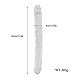 Transparent Doppeldildo,34cm Soft Jelly Dildo Sexspielzeug für Frauen, Lesbisch Männer Homosexuelle