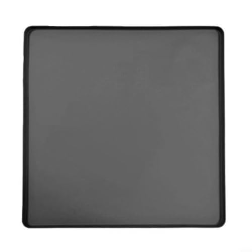 Zeroupshop Alfombrilla de silicona antivibración para lavadora, secadora, refrigerador, almohadilla de protección antideslizante, base de suelo 60 x 50 cm, 60 x 60 cm (60 x 60 cm, negro)