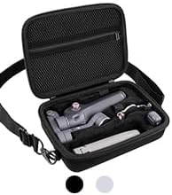 co2CREA Osmo Mobile 7P/7 Gimbal Stabilizer Hard Case - Waterproof Travel Storage Box with Custom Foam Insert & Mesh Pocket for DJI OM Mobile 7P Smartphone Gimbal, Accessories, Cables (Black Case) Black Case For Osmo 7p/7 image 10 of 10 B0F2SSHDVG