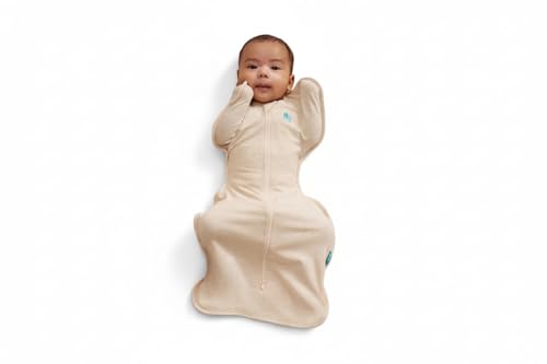 Image of Love to Dream Swaddle UP, Sleep Sack 0-3 Months, Self-Soothing, Improves Sleep, Snug Fit Helps Calm Startle Reflex, Baby Essentials Must Haves Newborn, 1.0 TOG, 13-19 lbs, Oatmeal