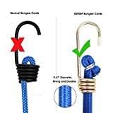 Magic Providers Stretchable Elastic Rope Bungee Cord 9.5 + 1.5 Feet (2M + Expandable) Pack of 1 | for Hanging Clothes | Tying Behind Bikes Nylon Retractable Clothesline 2