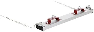 Vestil HDFMS-36 Heavy Duty Magnetic Sweeper Forklift Hanger, 5" x 1-1/4" Fork Pockets