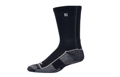 FootJoy Prodry Crew Chaussettes Homme lot de 2 paires respirantes mi-hautes sport