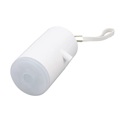 Portable Electric Vacuum Pump USB Charging Inflatable Pump for Outdoor Camping Wireless Inflatable Pump Electric Vacuum Pump with Light,Outdoor Camping Gear (White)