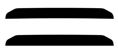 True Line Automotive Precut Sun Visor Window Tint Film Compatible with Jeep Gladiator 2020-2023 - 5% Visor Only - Sunshade for Car Windshield - Sun Visor for Car Windows - Tint Kit