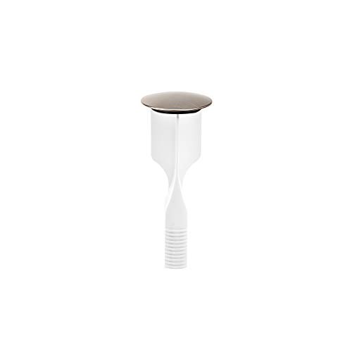 PF WaterWorks ClogFREE Universal Never Clog Pop-Up Stopper - Magnetic (Cap Dia 1.5 "); Brushed Nickel; PF0317