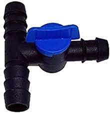 Siddhi TEE_Cock- TEE Connector with TAP/TEE Valve TEE Drip Cock DRIP Irrigation/LATERAL Cock (20 MM, 50) (B0BG8WRCJC) Amazon Price History, Amazon Price Tracker