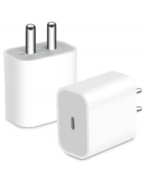 Image of Original 20W USB-C Fast Charger with USB-C to C Cable Compatible with iPhone 16 Plus - Fast & Safe Charging Combo