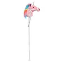 Aurora - Ride-On - 37\" Giddy Up Stick Unicorn - Pink