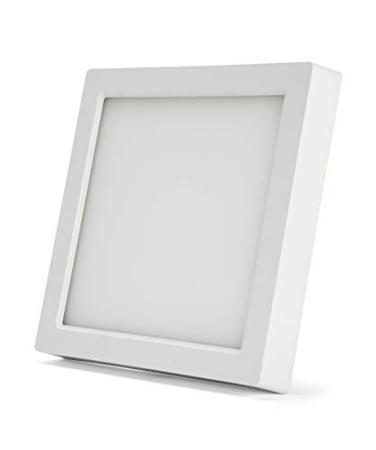 Luminária Led Painel Ledo 24W Sobrepor Quadrado Branco Frio 5700K