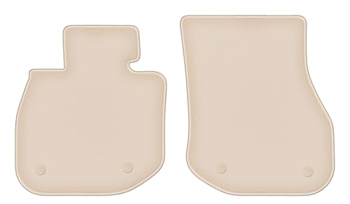 Tapis de sol avant en velours Fortuna BMW iX1 crossover beige 2022