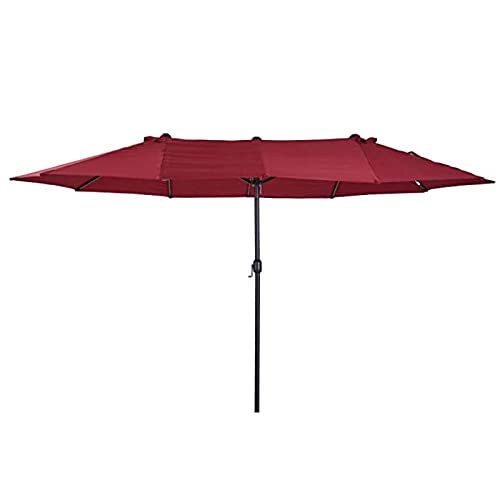 Parasol grande e impermeable de 4.5x2.7M para terrazas y piscinas