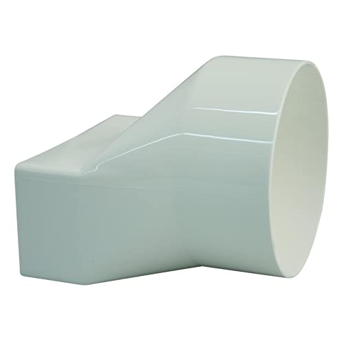 Preisvergleich Produktbild Fl.-Kanal-Übergangstelle weiß Rohranschl. Ø 100mm (Di) wei