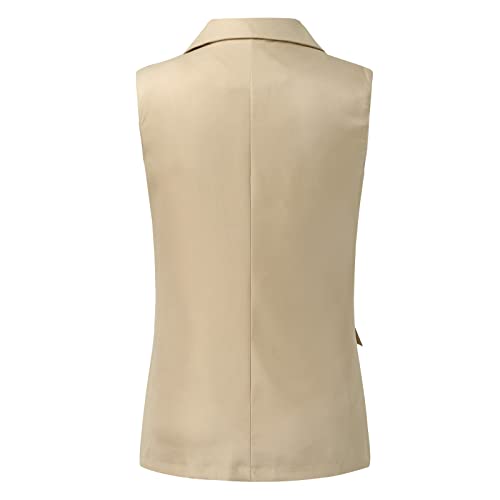 Colete feminino casual blazers frente aberta sem mangas jaquetas de escritório blazers reflexivos us