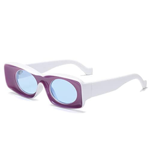 HMRGLMIE-Men and Women with Sunglasses Oval Frame Resin Lenses Sunglasses Multicolor Glasses