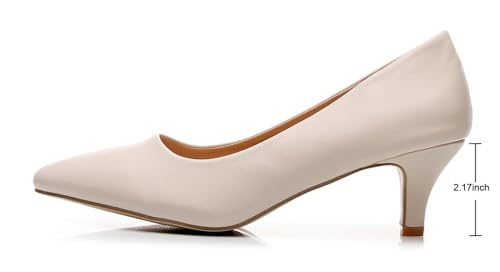 VenusCelia Women's Rokoko Pump Kitten Heel Shoe2