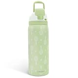 Tennis Insulated Stainless Steel Water Bottle with Straw for Sports and Travel, 32oz, Gifts for Tennis Lover Women Girls Friends Teens Birthday Christmas