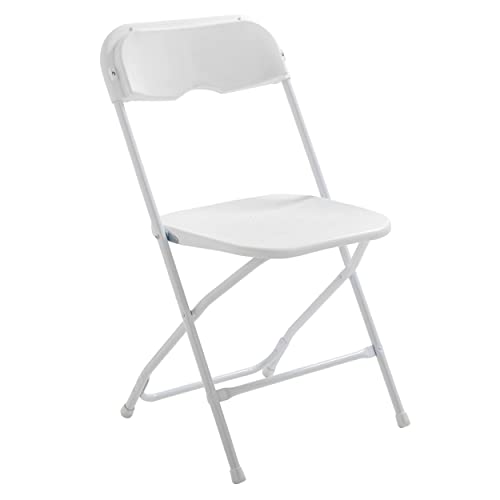 Rekkem Chaise Pliante Blanche en Plastique