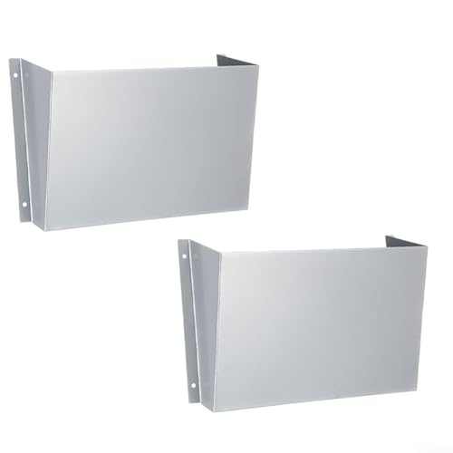Qualoramall Estante de almacenamiento de metal montado en la pared para furgoneta, camión, vehículo, organizador de herramientas de 12 x 7 x 1.4 pulgadas, paquete de 2 Qualoramall Estante de almacenamiento de metal montado en la pared para furgoneta, camión, vehículo, organizador de herramientas de 12 x 7 x 1.4 pulgadas, paquete de 2