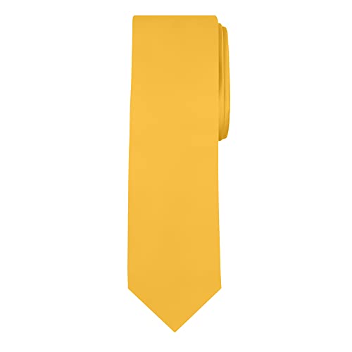 Image of Jacob Alexander Solid Color Mens Tie - Soft-lined Necktie - Timeless Formal Look for Weddings and Business - (Regular Size)