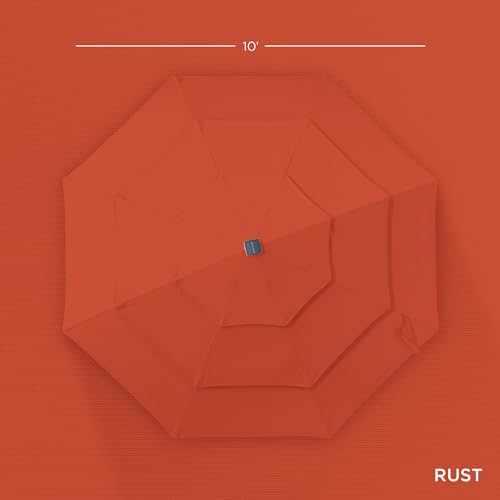 image for Best Choice Products 10ft 3-Tier Solar Patio Umbrella, Outdoor Market 