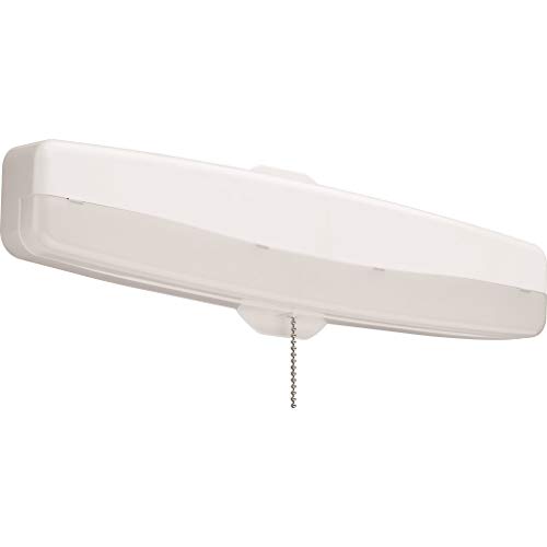 Image of Lithonia Lighting FMMCL 18 840 S1 M4 LED Flush Mount Closet Light with Pull Chain, White, 18 inch