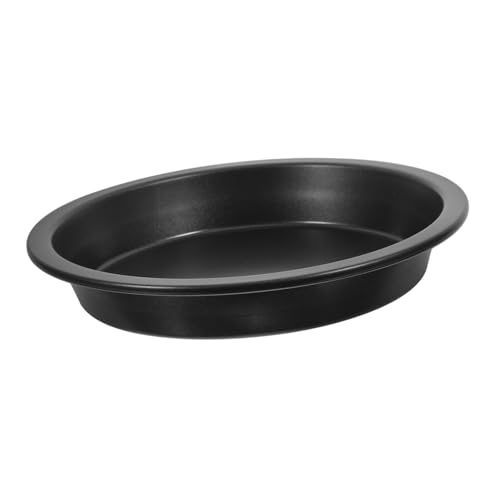CORHAD Non-Stick Carbon Steel 6-inch Round Cake and Pizza Baking Pan Thickened Oven Tray for Kitchen Use