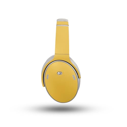 Image of Headphone Skin Compatible with Bose QuietComfort Headphones (2023) - Solid Marigold - Premium 3M Vinyl Protective Wrap Decal Cover - Easy to Apply | Crafted in The USA by MightySkins