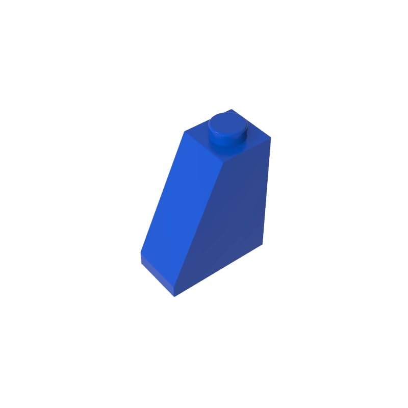 Gobricks 60481 Slope Brick 2x1x2 65° Sloped Brick 50 Pieces GDS-618 Compatible with Lego Building Blocks Color:Blue — image 1