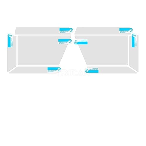 Protection Moto Tracer 9 2021-2022 : Film Anti-Rayures Tableau de Bord (4 Pcs)