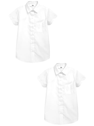 Chemise d'école slim fille NEXT manches courtes évite la transpiration en classe