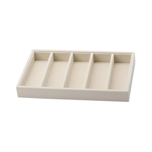 Plateau de présentation de lunettes jaune avec support à accessoires - 7