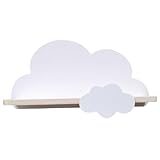 SMELEYOU Estantes de Nubes estantes de Pared de Nubes de Madera con Gancho...