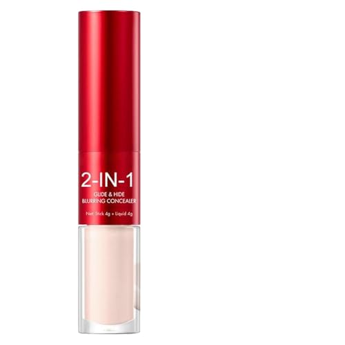 Barra correctora de camuflaje | Corrector de larga duración resistente al agua | Cobertura natural para las impurezas de las ojeras del rostro | Maquillaje para el día a día fiesta trabajo viajes