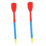 Milisten 2pcs Boys and Girls Javelin Training Supplies Reusable Plastic Javelin Prop for Practice