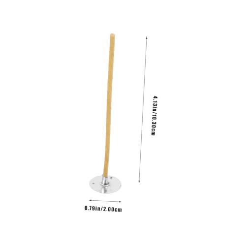 Mechas trenzadas para velas con base metálica 100 pcs VILLCASE miniatura 2