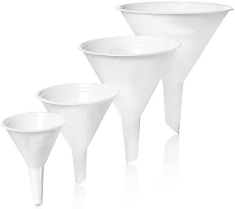 Labvida 3 Szie Plastic Analytical Funnel Set, 100mm 120mm 150mm, Autoclavable PP Material Lvp001 Pd91483236