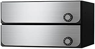 NASTA Post D-All (Dial) KS-MB3102PU-3L-S Front in/Out Indoor Type Stainless Hair Line Body: Depth 11.9 inches (30.2 cm), Main Unit: Height 11.8 inches (30 cm), Main Unit: Width 14.2 inches (36 cm)