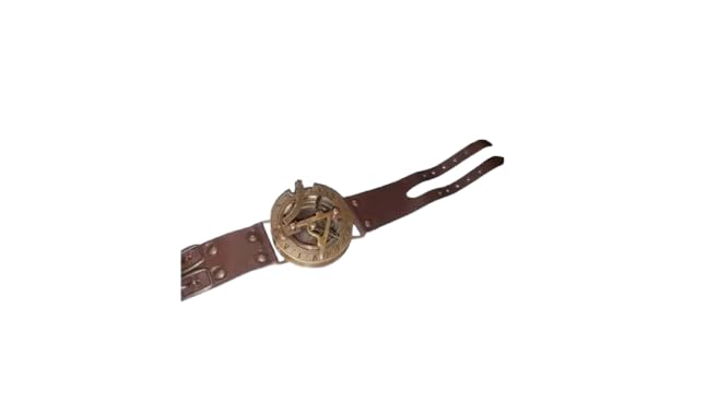 Antique Brass Wrist Compass with Leather Strips Beautiful Wrist Band Compass, Best Compass Wrist Band for Hiking & Travelling, Best Gift for Festivals-image-16