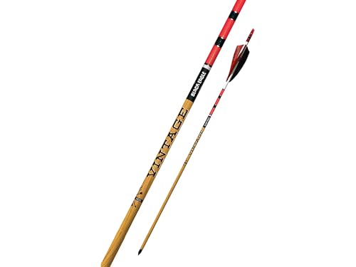 Black Eagle Vintage Crested Feathers Red/White/Black - .005