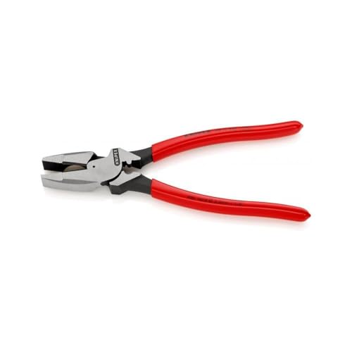 KNIPEX 09 11 240 SBA High Leverage Lineman New England with Tape Puller and Crimper
