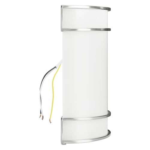Image of Sylvania 9 inch Hi-PerformaceLED Wall Sconce Light, 14W, 5 CCT (2700 /3000 /3500 /4000 /5000K), 1150 LMS, 90 CRI, Frosted - 1 Pack (65570)