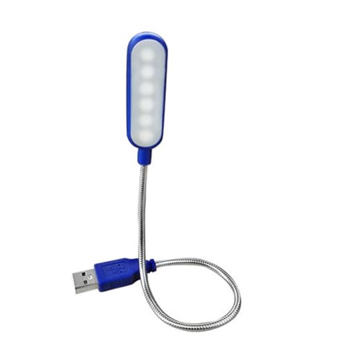 Luce da lettura a LED dimmerabile, lampada da lettura USB, piccola e portatile, piccola e portatile, per proteggere gli occhi, luce a LED flessibile a collo di cigno per computer, lampada da lettura