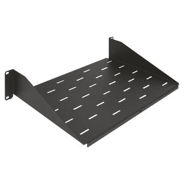 Tablette fixe Gewiss GW38607 noir 19 pouces pour armoire informatique