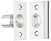 Emtek 8802US26 Polished Chrome Ball 2-1/8" Height Solid Brass Ball Catch With Strike and Screws