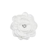 Taille: Cette Broche De Fleurs Faites à La Main a Une Taille De 7 * 7cm Et Représente Un Camélia élégant Et Doux, Idéal Pour Ajouter De La Couleur Féminine à Vos Vêtements Ou Accessoires