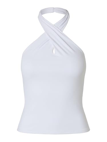 Top halterneck Pieces Pclula JRS haut col montant femme sans manche